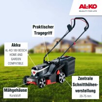 AL-KO Akku-Rasenmäher 3.82 Li Easy, 36V 38 cm, ( 2 x...