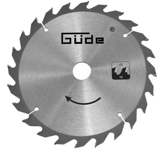 Güde HM-Sägeblatt 150x1,6x10mm 24 Z für Güde Akku-Kreissäge KS 18-0