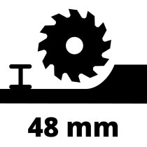 Einhell Handkreissäge TE-CS 18/150 Li 18V Akku 4.0 Ah, Ladegerät extra Sägeblatt