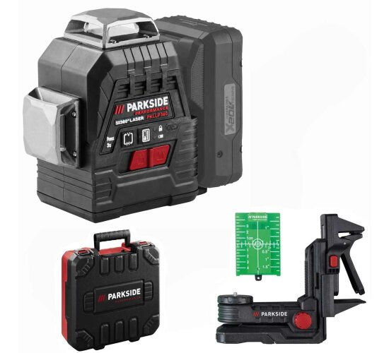 PARKSIDE PERFORMANCE 20V Akku-Kreuzlinienlaser PKLLP 3360 ohne Akku / Ladegerät