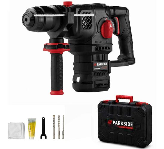 PARKSIDE PERFORMANCE 20V Akku-Kombihammer PKHAP 2058 - 5,8J, ohne Akku,Ladegerät