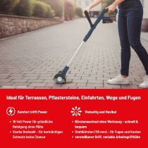 Güde Akku-Fugenreiniger GFR 18-0 Solo, Ohne Akku / Ladegerät