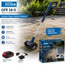 Güde Akku-Fugenreiniger GFR 18-0, mit Akku / Ladegerät