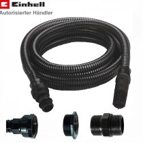 Saugschlauch f. Gartenpumpe 4 m Anschluss 42 mm, 1 1/4 Zoll + Filterkorb für Güde, Einhell,  Gardene,Metabo