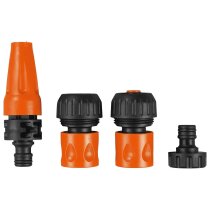 Bauschlauch / Gartenschlauch  50 m 19mm (¾") mit Anschlüssen, 6-lagig