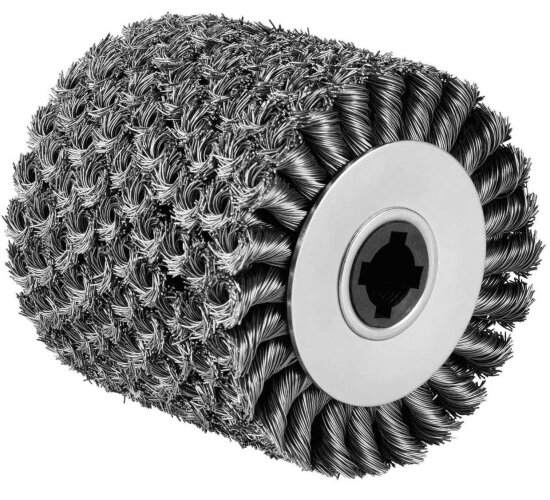 Drahtbürste-B 120 x 100 mm für Einhell Bürstenschleifer TP-BR 18/32 Li Parkside