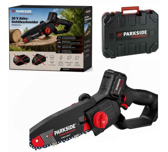 PARKSIDE PERFORMANCE 20V Akku-Gehölzschneider PPAGHS 20-Li ohne Akku, Ladegerät