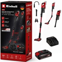 Einhell Akku-Stielstaubsauger TE-SV 18 Li- 18V mit Akku...