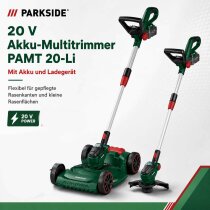 PARKSIDE 20 V 3in1-Akku -Multi Rasentrimmer PAMT 20-Li...