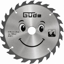 Güde HM-Sägeblatt HM 190x20x24Z für...