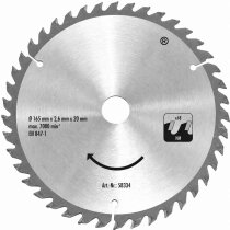 HM-Sägeblatt HM 165x20x48Z für Einhell...