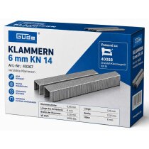 Güde Tacker Klammern 6 mm x 12,8 mm für KN 14,...
