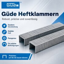 Güde Tacker Klammern 6 mm x 12,8 mm für KN 14, 5000 Stk.