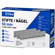 Güde Tacker Nägel / Stifte 50mm x 1 mm Kopf 2...