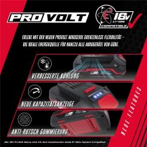 Güde 18V Akku-Freischneider / Rasentrimmer FS 18-0 mit Akku 6.0 Ah / Ladegerät