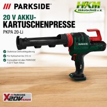 PARKSIDE 20 V Akku-Kartuschenpresse PKPA 20-Li ohne Akku...