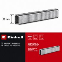 Einhell Klammern 3.000 Stk, 5,7 x 19 mm für Fixetto...
