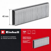 Einhell Klammern 3.000 Stk, 5,7 x 40 mm für Fixetto...