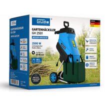 Güde Messer Gartenhäcksler GH 2501 Astdicke 45 mm 2500 W Fangsack 45 L