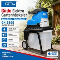 Güde  GH 2800/45 Super Silent Gartenhäcksler...