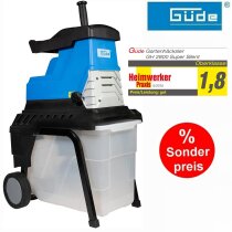 Güde  GH 2800/45 Super Silent Gartenhäcksler 2800W, Induktionsmotor, 55L, 45mm max