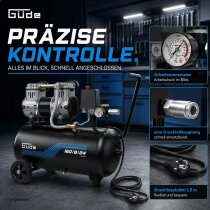 Güde Flüster Kompressor Airpower 160/8/24 SILENT Leise