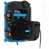 Güde Wandkompressor 160/08/2 ST 1100 W/230 V, Automatikschlauchtrommel, 9 m + 2er Set