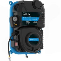 Güde Wandkompressor 160/08/2 ST 1100 W/230 V, Automatikschlauchtrommel, 9 m + 2er Set