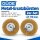 Güde 2er Set Ersatzbürste Metall für Güde Fugenreiniger GFR GFR 401 / GFR 18