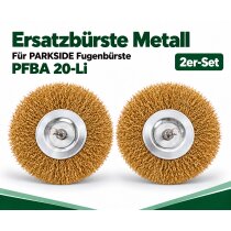 2er Set Ersatzbürste Metall für PARKSIDE...