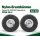 2er Set Ersatzbürste Nylon für PARKSIDE Akku-Fugenbürste PFBA 20