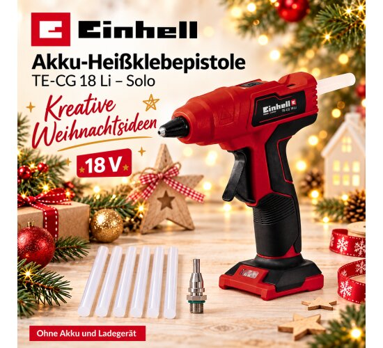 Einhell Akku-Heißklebepistole TE-CG 18 Li - Solo