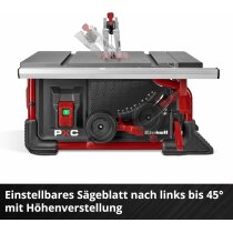 Einhell Akku-Tischkreissäge TE-TS 36/8 T Li 2 x Akku 4,0 Ah / 2 x Ladegerät