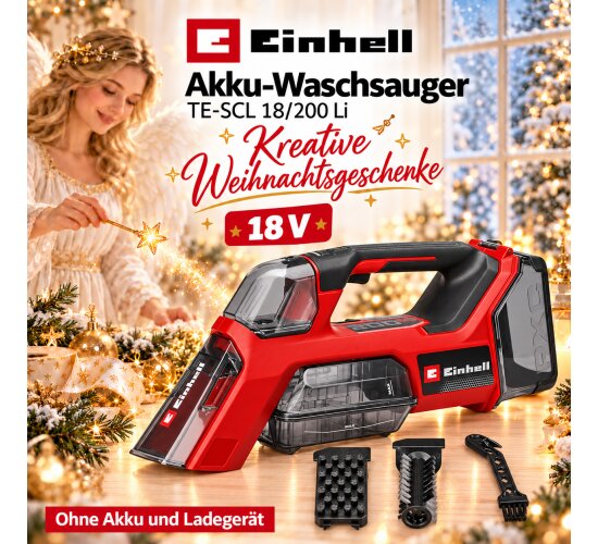 Einhell Akku-Waschsauger TE-SCL 18/200 Li-18V PXC Solo