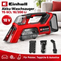 Einhell Akku-Waschsauger TE-SCL 18/200 Li-18V PXC Solo