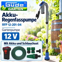 Güde Akku Regenfasspumpe 12V RFP 12-201-04...