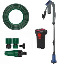 Güde Akku Regenfasspumpe 12V RFP 12-201-04 Gartenpumpe inkl. Schlauch Garnitur