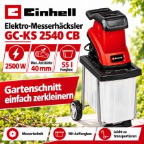Einhell Elektro-Messerhäcksler GC-KS 2540 CB –...