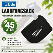 Güde Laubfangsack für Akku Laubsauger /...