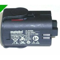 Metabo Akku 7,2 V 2,2 Ah Li   7,2 Volt   6.25485   /...