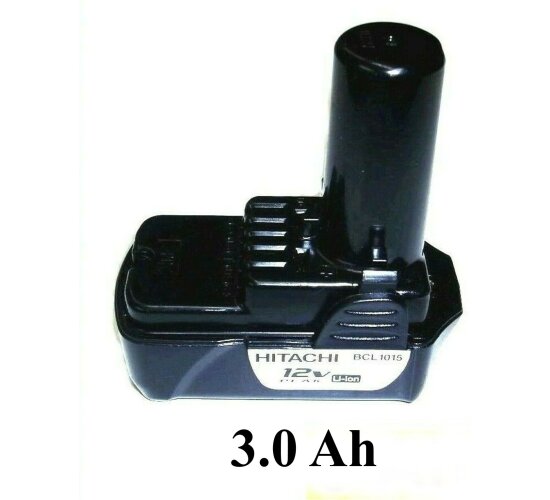 Original Hitachi Akku 10,8 V  / 12 V BCL 1015  / 1030  Neu Best&uuml;ckt 3,0 Ah 3000 mAh