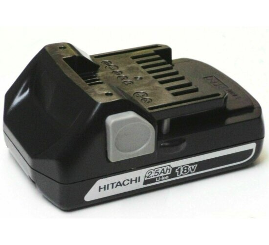 Original Hitachi Akku 18 V BSL 1825 Neubest&uuml;ckt mit 2,5 Ah  2500 mAh