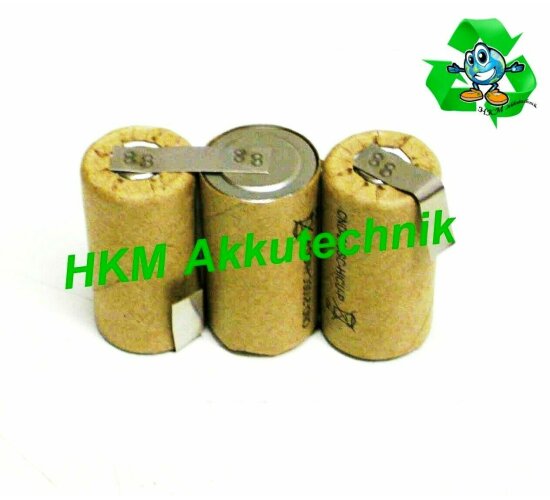 Akku Tauschpack für Original GARDENA Accu 60 Akku 3,6V 1,5 Ah NiCd