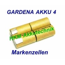 GARDENA Accu 4 Akku 4,8V 2,4 Ah NiCd Original...