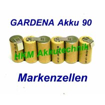 GARDENA Accu 90 Akku 7,2V 2,4 Ah NiCd Original...
