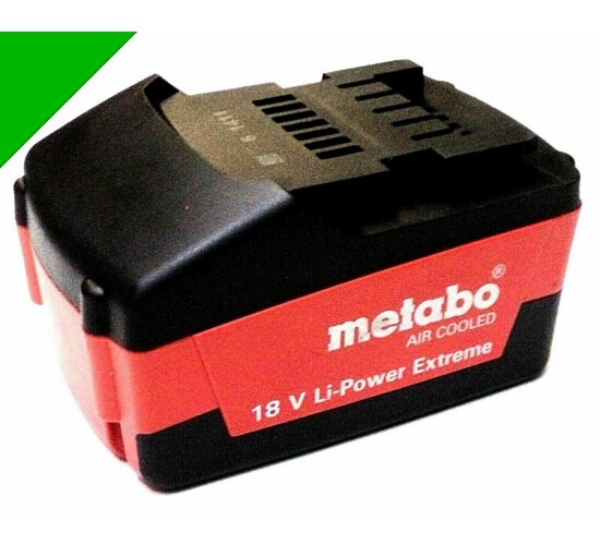 Metabo Akku 18 V Li  3,0 Ah 18 Volt  Air Cooled  3000 mAh - 6.25455 Neubest&uuml;ckt.