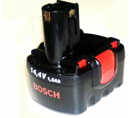 Original Bosch Akku 14,4 V  1,2 / 1,5 Ah PSR AHS ART 23  Accutrim Neu Bestückt 2,2 Ah.