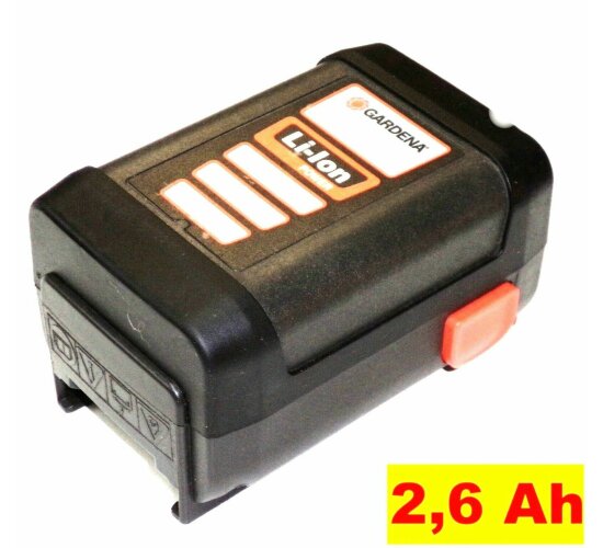 Original Gardena Akku 18 V Li  Neu Bestückt mit  2,6 Ah 2600 mAh   8839