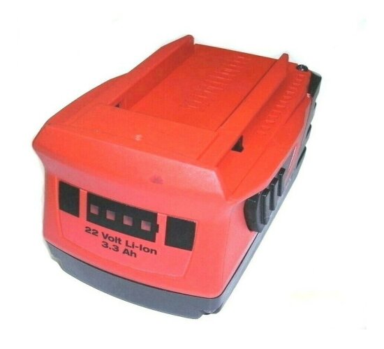 Original Hilti Akku  B 22 /3.3  Ah Li  22 V 21,6 V  (18+)   3300 mAh  (Neubestückt)