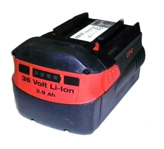 Original Hilti Akku  B 36  Li  36 Volt  Li-Ion Neu Bestückt 3,9 Ah. 3900 mAh 36 V